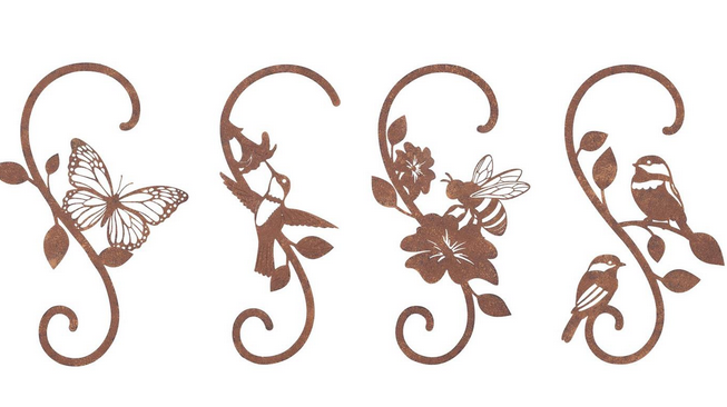 Rustic Metal Plant Hanger (4-Styles)