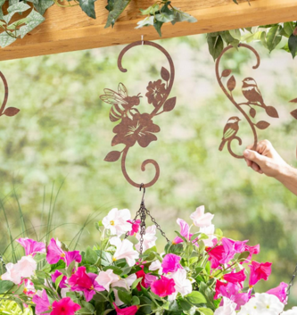 Rustic Metal Plant Hanger (4-Styles)
