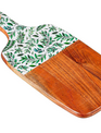 Large Wooden Green Vine Cutting Board