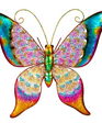 Enchanted Garden Butterfly Metal Wall Decor