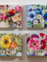 Small Floral Canvas Wall Art (4-Styles)
