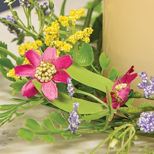 Verbena Heather Blossoms Candle Ring