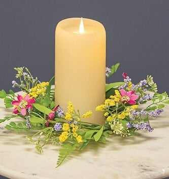 Verbena Heather Blossoms Candle Ring