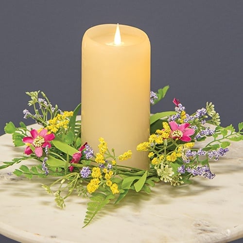 Verbena Heather Blossoms Candle Ring