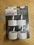 Set of 4 Flame Wick LED Tea Lights