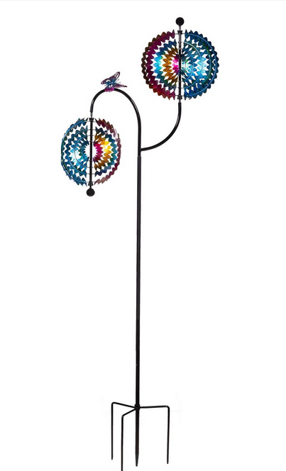 73" Rainbow Whirl Wind Spinner