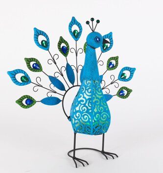 LED Solar Peacock