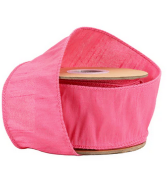 2.5" Dupioni Solid  Ribbon 10 YDS (3-Colors)