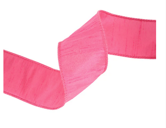 2.5" Dupioni Solid  Ribbon 10 YDS (3-Colors)