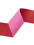 4" x 10 Yds Reversible Red & Hot Pink Wired Dupioni Ribbon