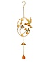 Hanging Verdigris Hummingbird Chime