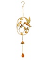 Hanging Verdigris Hummingbird Chime