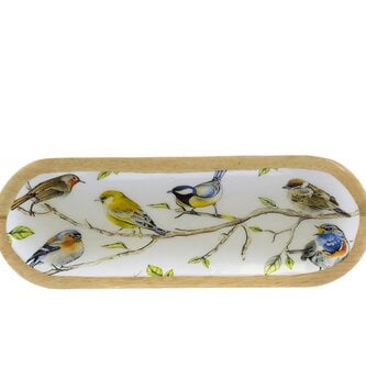 Birds on Branch Oval Tray