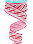 1.5" x 10 Yards Peppermint Twist Ribbon