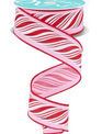 1.5" x 10 Yards Peppermint Twist Ribbon
