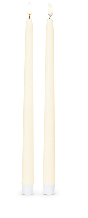 Set of 2 Luminescent Taper Candles