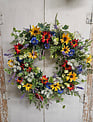 Custom Wildflower Wreath