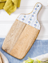 Large Wooden Blue Hydrangea Cutting Board