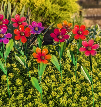 Lil Sunshine Flower Stake (5-Colors)