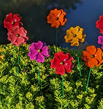 Starburst Flower Stake (5-Colors)