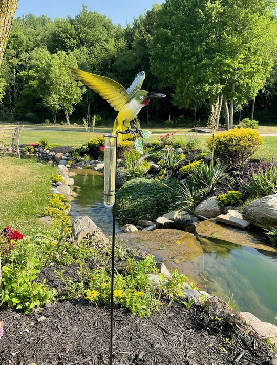 Hummingbird Rain Gauge