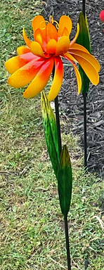 Spinning Wildflower Garden Stake