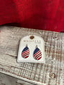 Teardrop Stars and Stripes Earrings