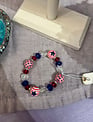 Patriotic Fireworks Stretch Bracelet