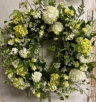 Custom Elegant Hops & Dill Wreath