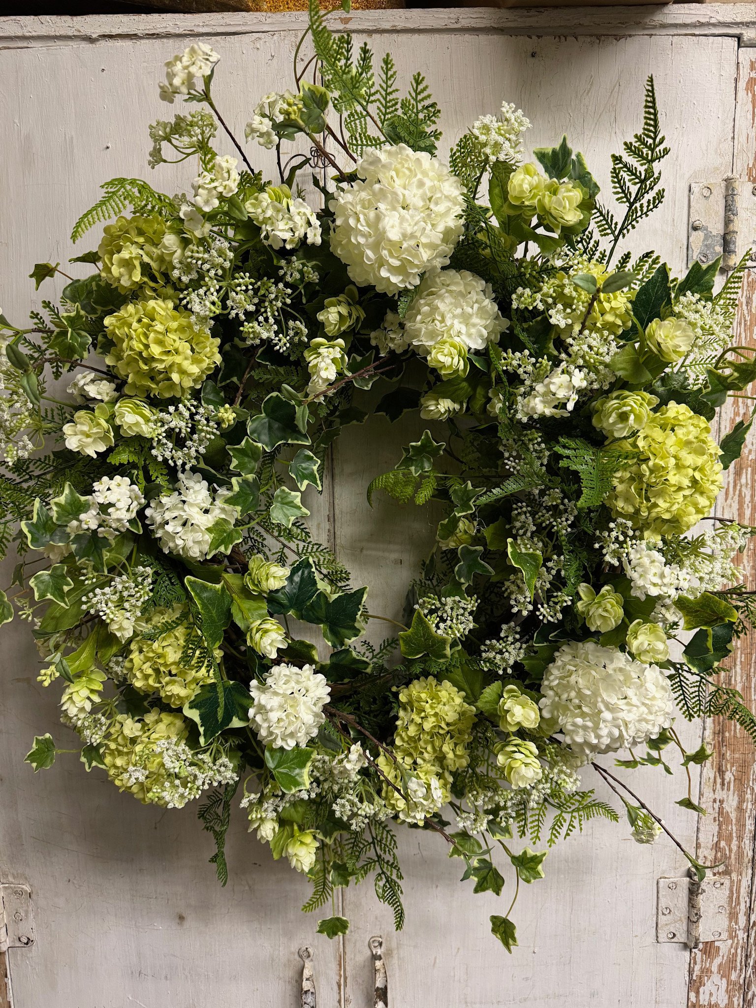 Custom Elegant Hops & Dill Wreath
