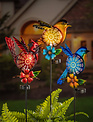 36" Solar Bird Garden Stake (3-Styles)