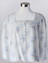 Lace Detail White & Blue Floral Tunic (4 Sizes)