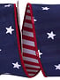 2.5" x 10 Yards Reversible Stars & Stripes Dupioni Wired Ribbon