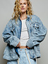 Blue Denim & Lace Jacket By: POL