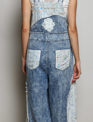 Vintage Patchwork Denim Overall By: POL