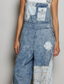 Vintage Patchwork Denim Overall By: POL