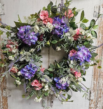 Custom Spring Garden Wreath