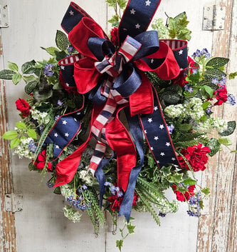 Custom Americana Wreath