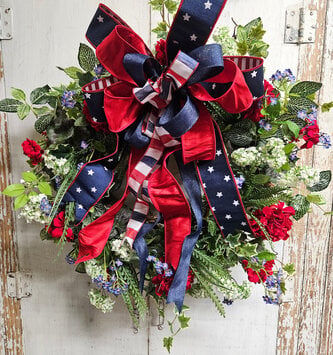 Custom Americana Wreath