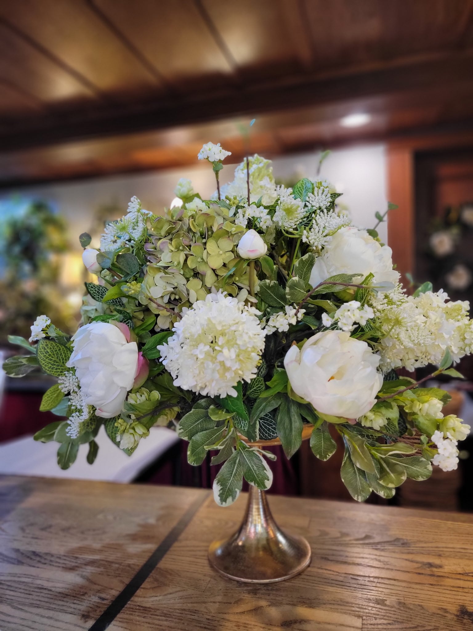 Custom English Garden Centerpiece