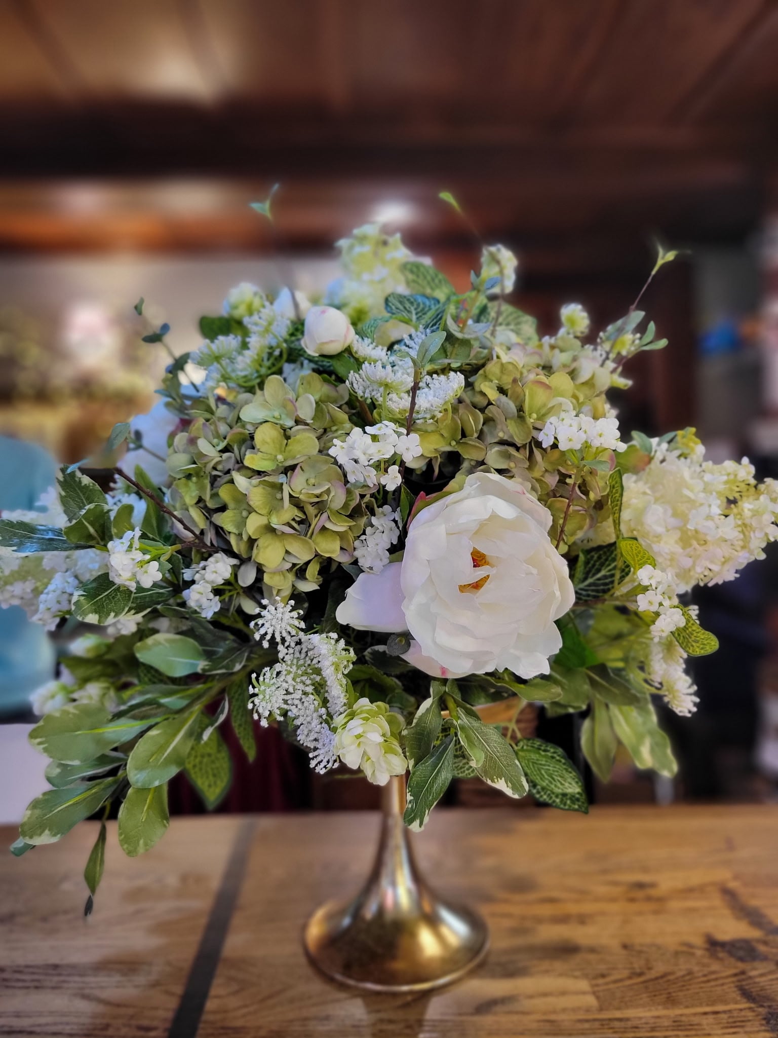 Custom English Garden Centerpiece