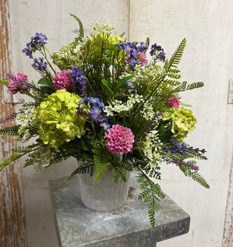 Custom Forget Me Not Wildflower Arrangement