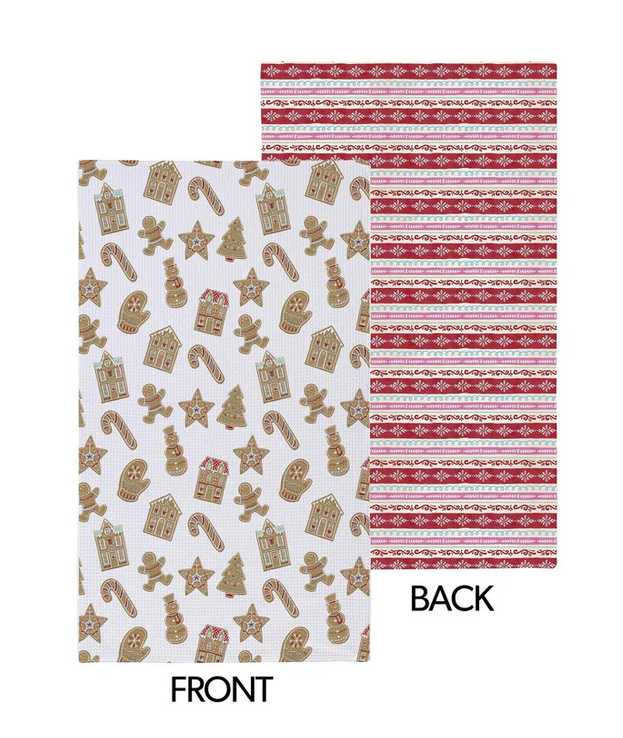 Holiday Two-Sided Quick Dry Kitchen Towel (5-Styles)