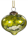 Shades of Green Glass Ornament (2-Styles)