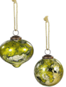 Shades of Green Glass Ornament (2-Styles)