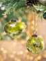 Shades of Green Glass Ornament (2-Styles)