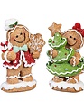 Mr & Mrs Sugar & Stripes Gingerbread Couple