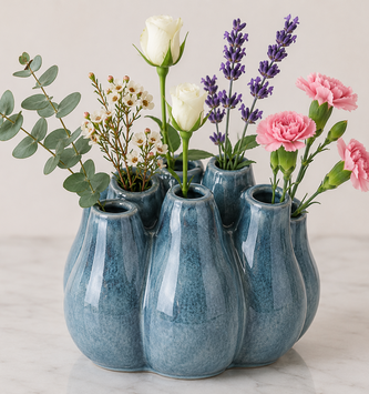 Tidecluster Bloom Multi Vase (3-Colors)