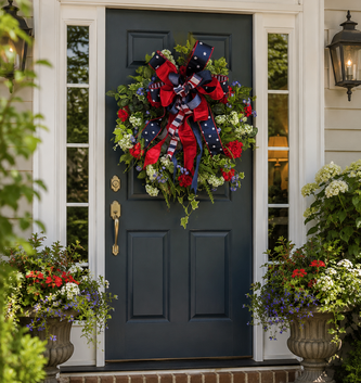 Custom Americana Wreath