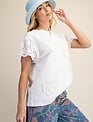 Lace Cap Sleeve Top By: Easel (2-Colors)